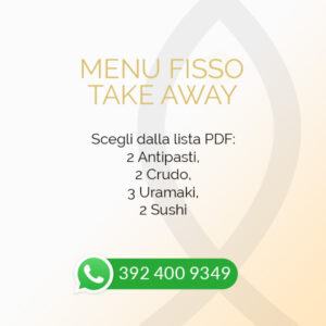 MENU FISSO TAKE AWAY