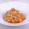 159/ SPAGHETTI DI RISO CON GAMBERI  E VERDURE